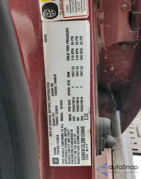 2009 Hummer H3T Alpha z USA, uszkodzony, nr VIN 5GNEN13L298124949